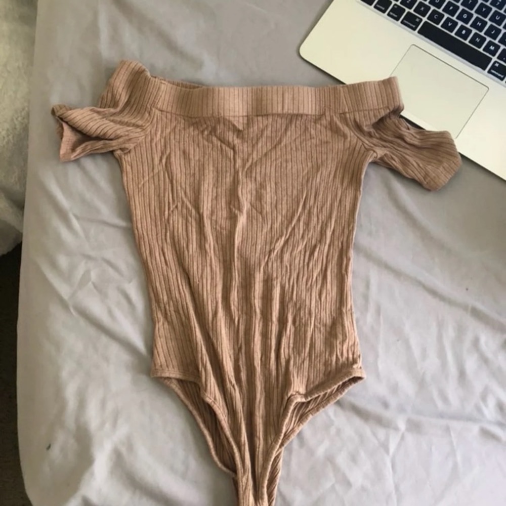 Off the shoulder body suit